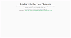 Desktop Screenshot of locksmithservicephoenix.com